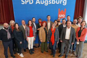 Der neue Vorstand der Augsburger SPD