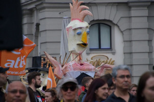 Impressionen von der Anti-PAG-Demo in Augsburg