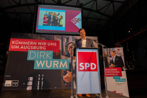 Wahlkampfauftakt der Augsburger SPD in der Kälberhalle